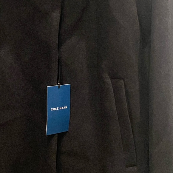 Cole Haan Signature Wool Blend Convertible Collar Button Front Coat Size 8 NWT - Picture 9 of 9